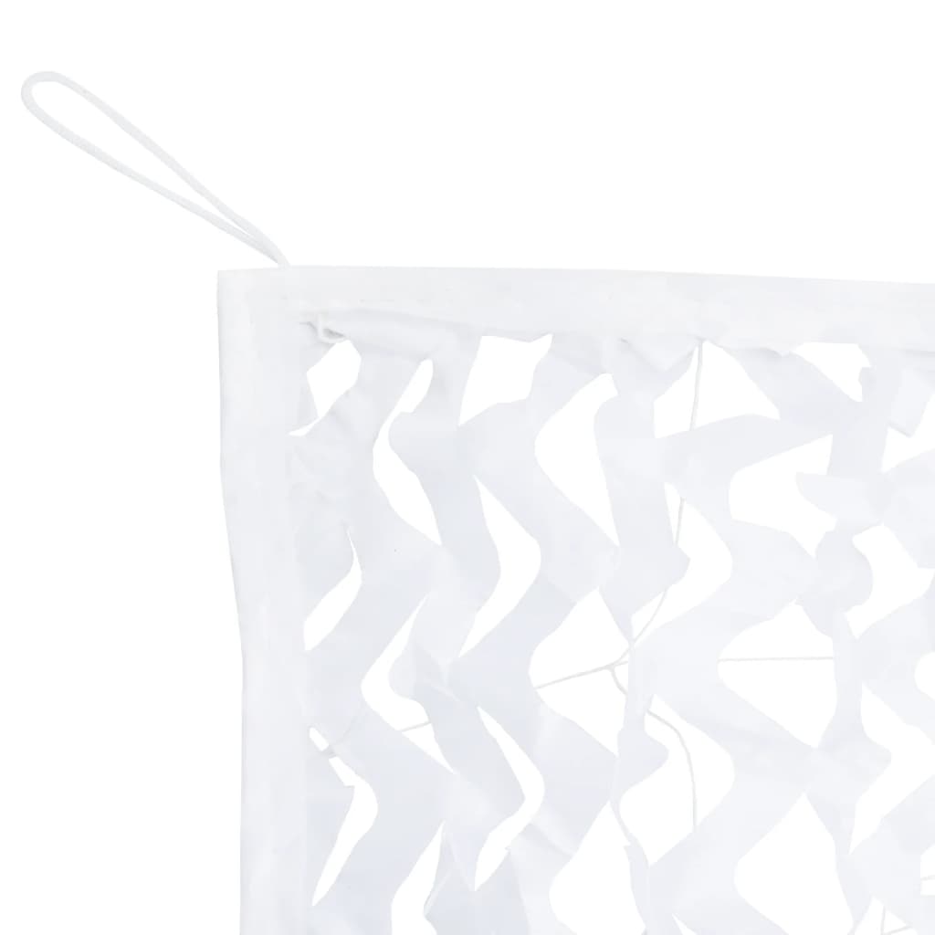Tarnnetz mit Aufbewahrungstasche 409x206 cm Weiß