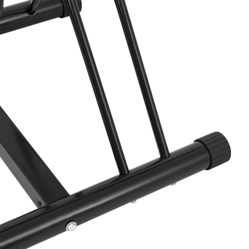 Fahrradständer für 2 Fahrräder Freistehend Stahl