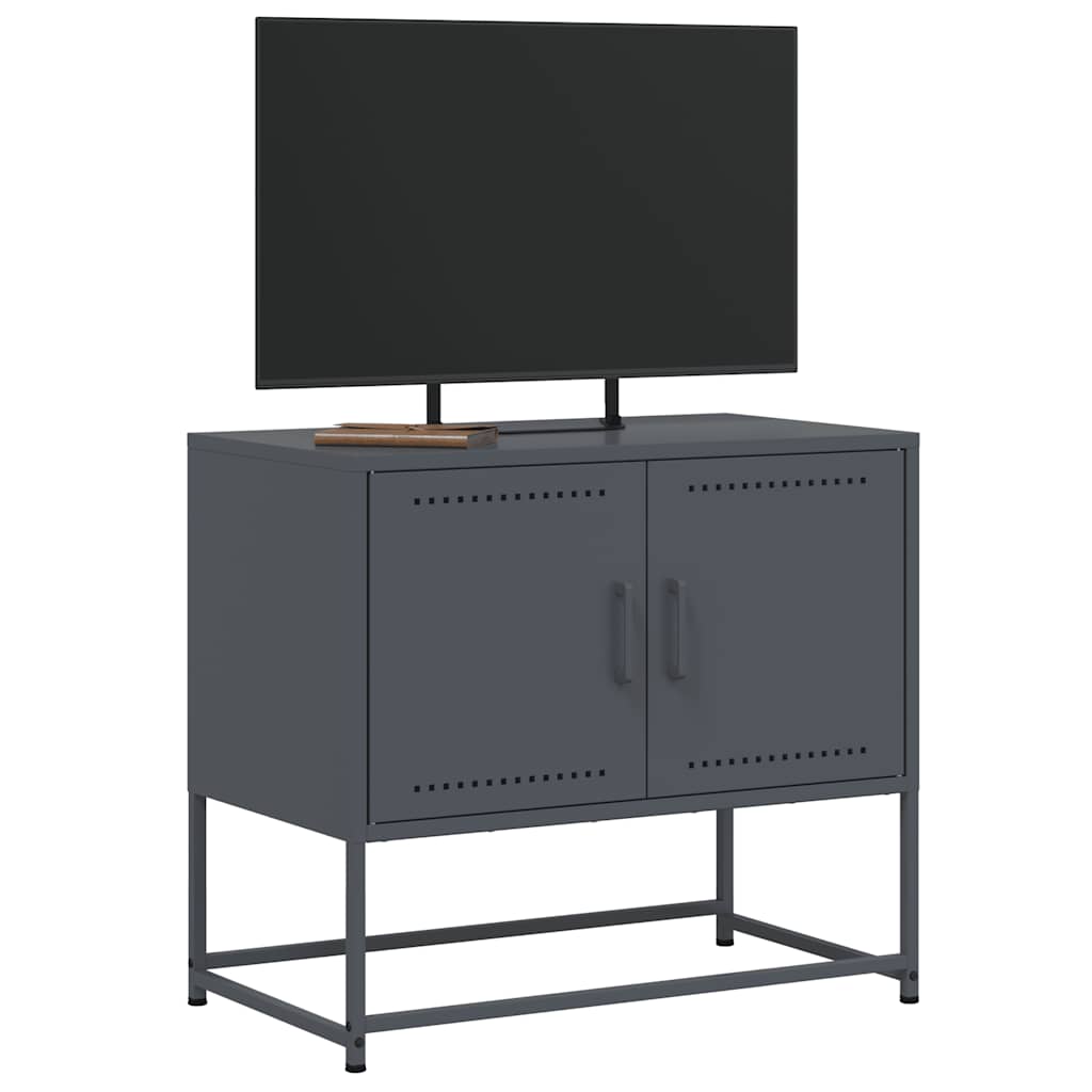 TV-Schrank Anthrazit 68,5x39x60,5 cm Stahl