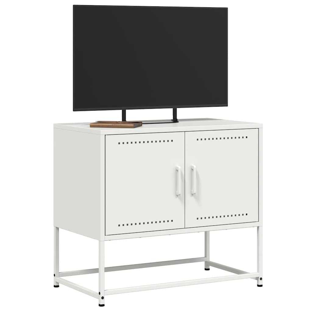TV-Schrank Weiß 68,5x39x60,5 cm Stahl