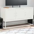 TV-Schrank Weiß 100,5x39x60,5 cm Stahl