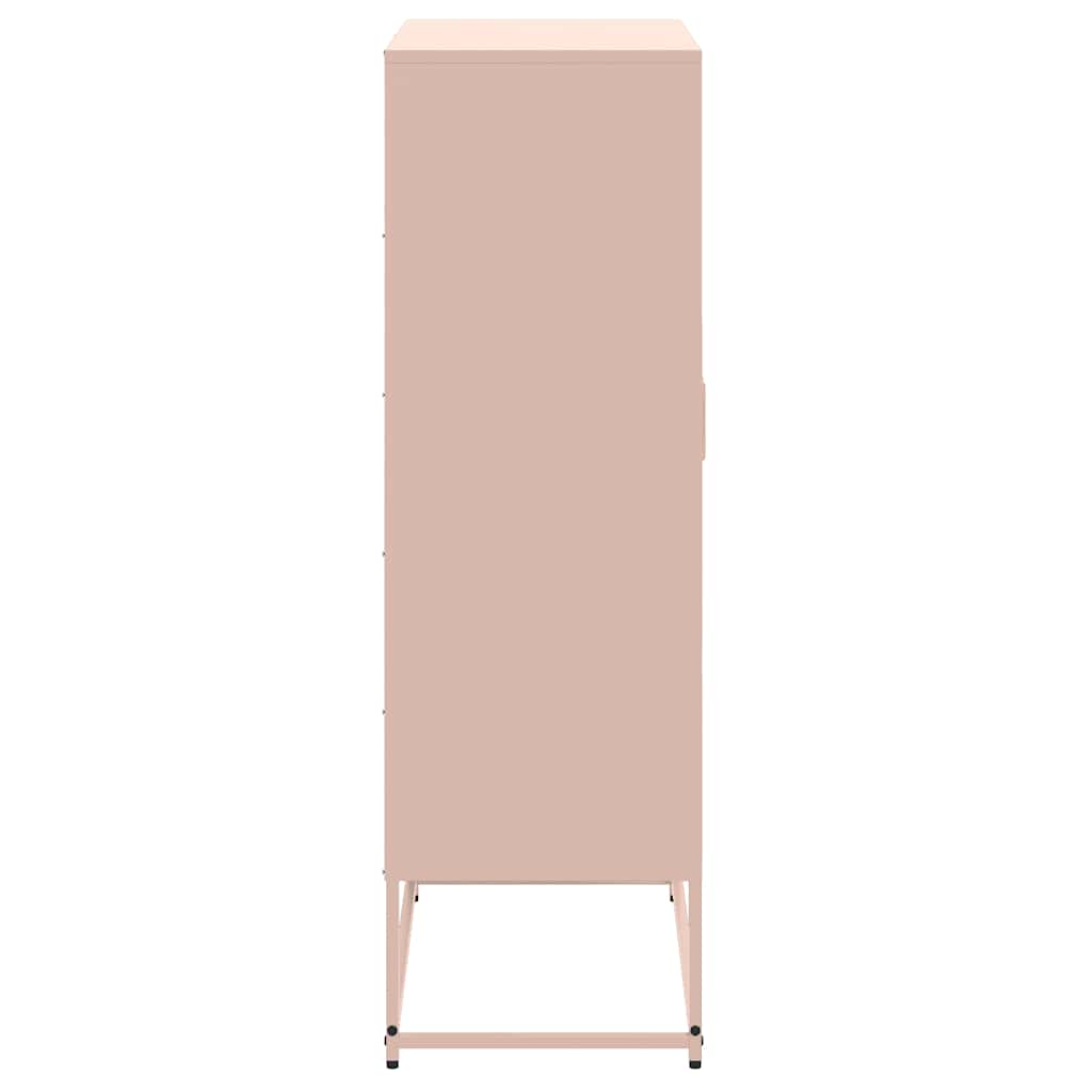 Highboard Rosa 68,5x38,5x123,5 cm Stahl