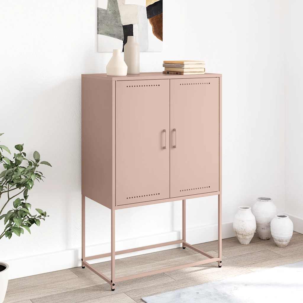 Highboard Rosa 68,5x38,5x107 cm Stahl
