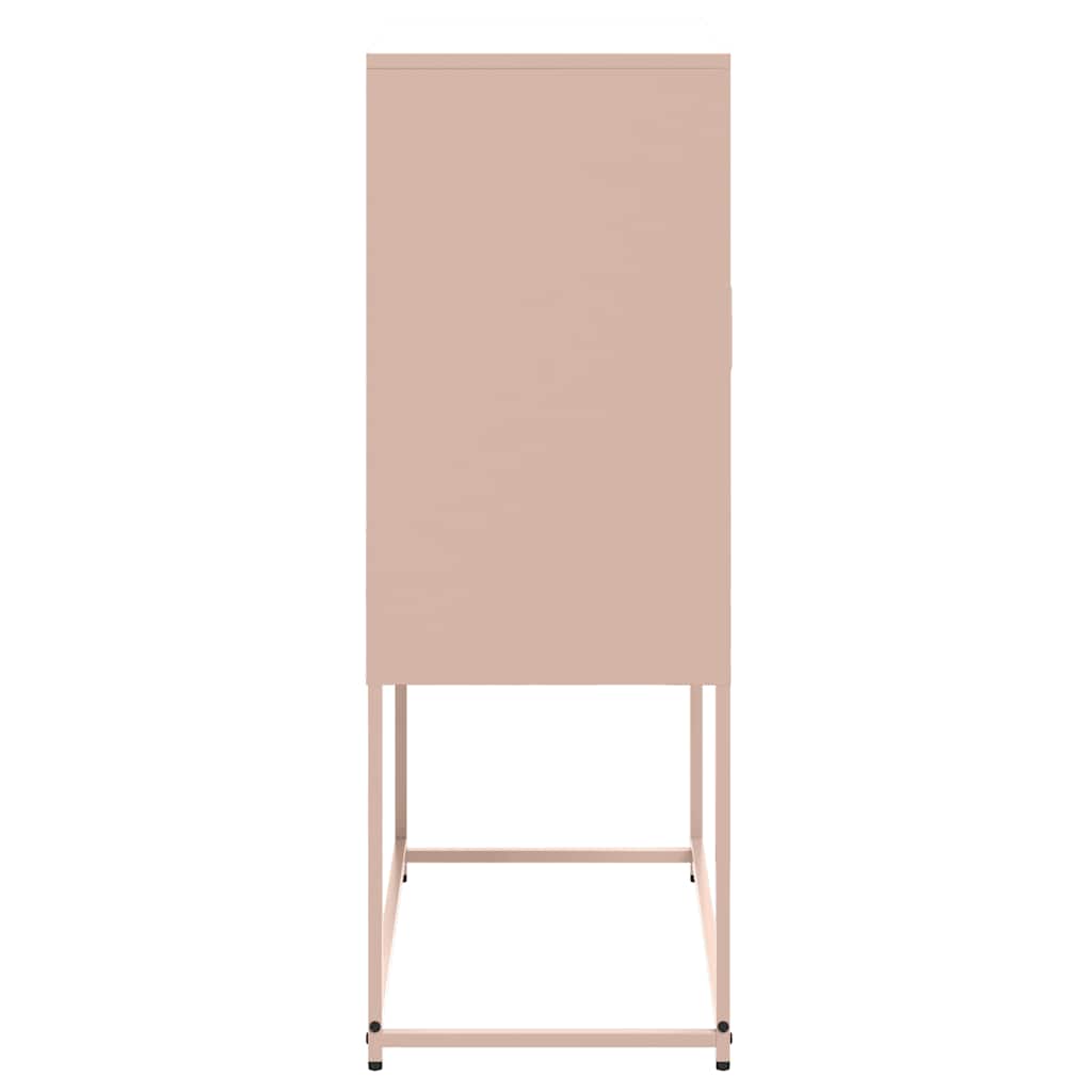 Highboard Rosa 68,5x38,5x107 cm Stahl