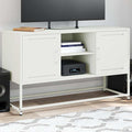 TV-Schrank Weiß 100,5x39x60,5 cm Stahl
