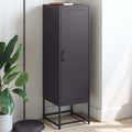 Highboard Schwarz 36x39x123 cm Stahl