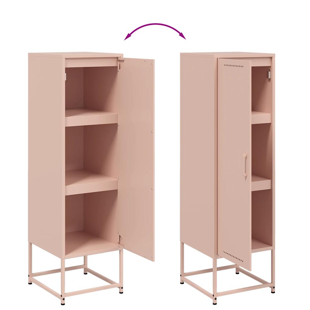 Highboard Rosa 36x39x123 cm Stahl