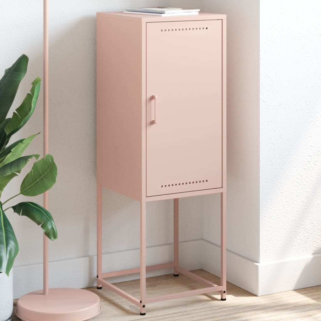 Highboard Rosa 36x39x107 cm Stahl