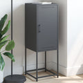 Highboard Anthrazit 36x39x107 cm Stahl