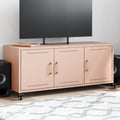 TV-Schrank Rosa 100,5x39x43,5 cm Stahl
