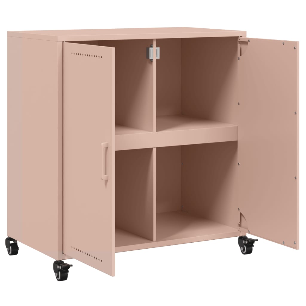 Sideboard Rosa 68x39x72 cm Stahl