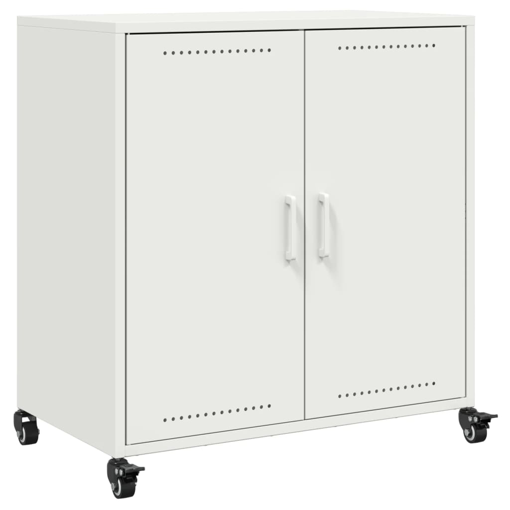 Sideboard Weiß 68x39x72 cm Stahl