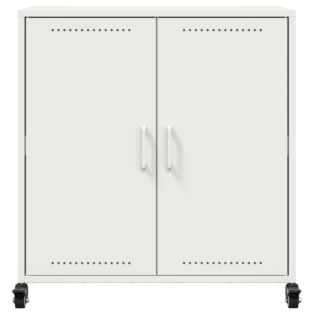 Sideboard Weiß 68x39x72 cm Stahl