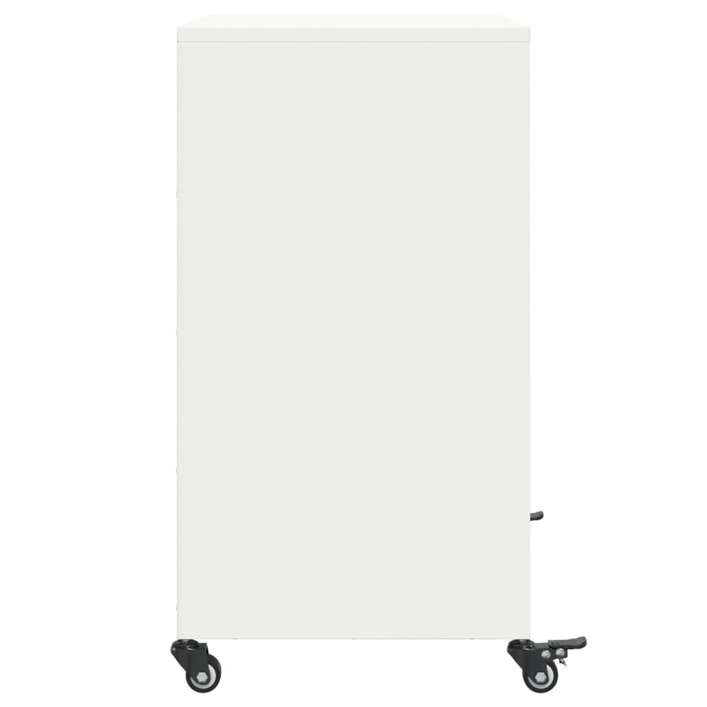 Sideboard Weiß 68x39x72 cm Stahl