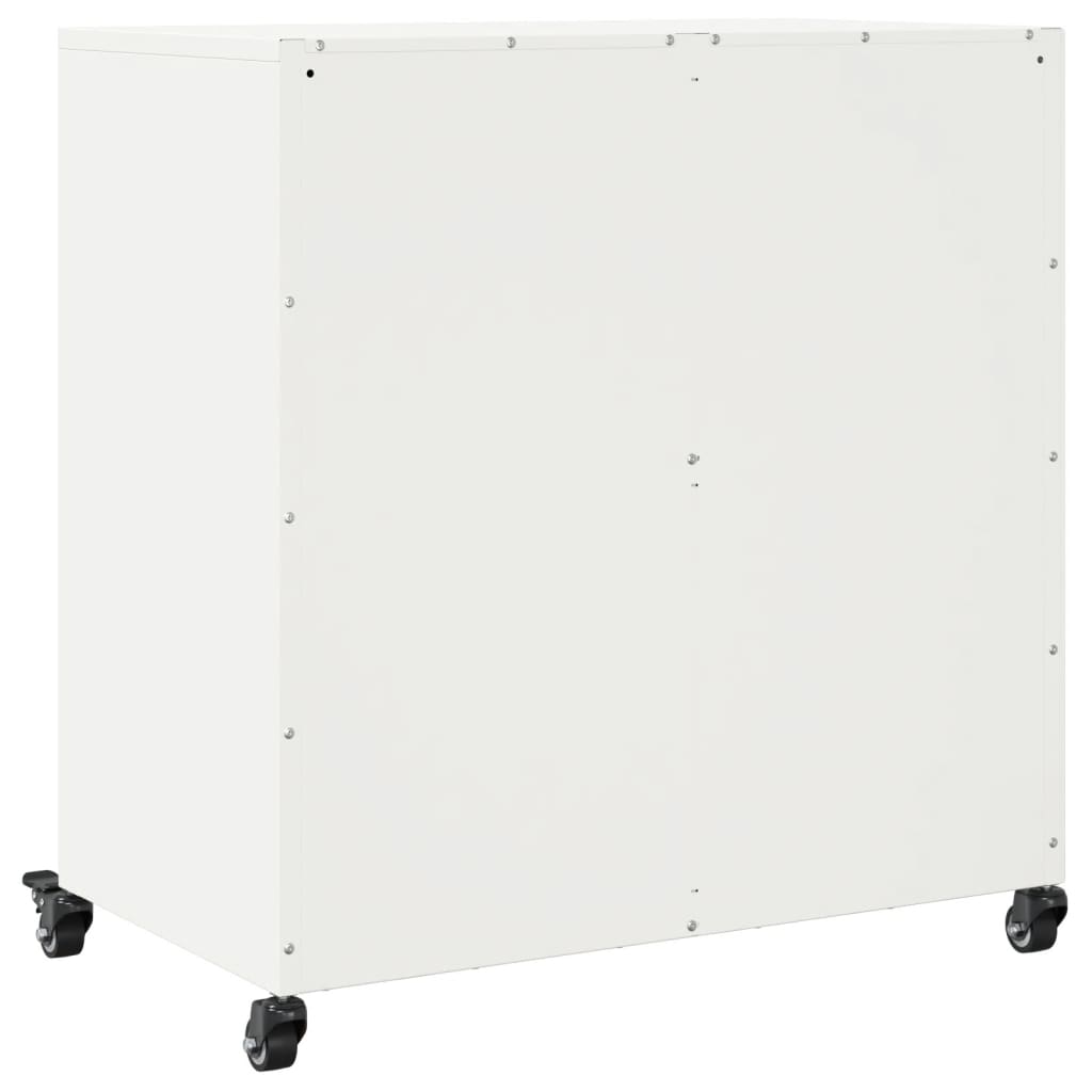 Sideboard Weiß 68x39x72 cm Stahl
