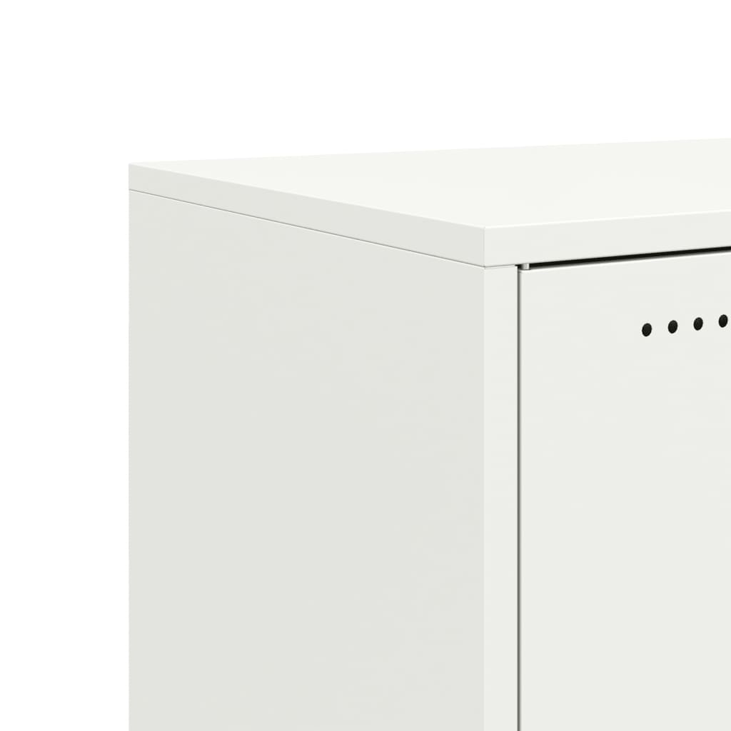 Sideboard Weiß 68x39x72 cm Stahl