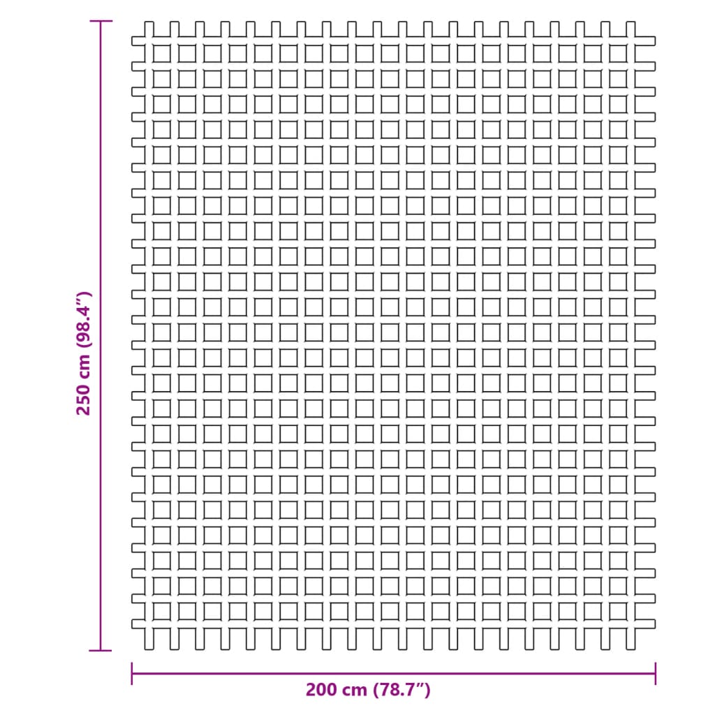 Zeltteppich Anthrazit 2,5x2 m