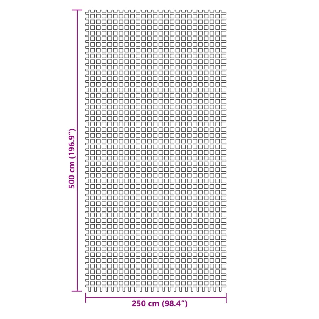 Zeltteppich Grün 5x2,5 m