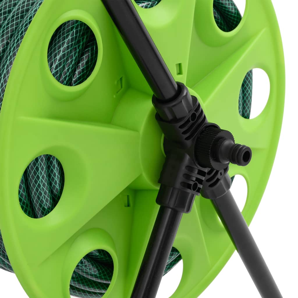 Schlauchwagen mit 30 m Schlauch PVC Grün