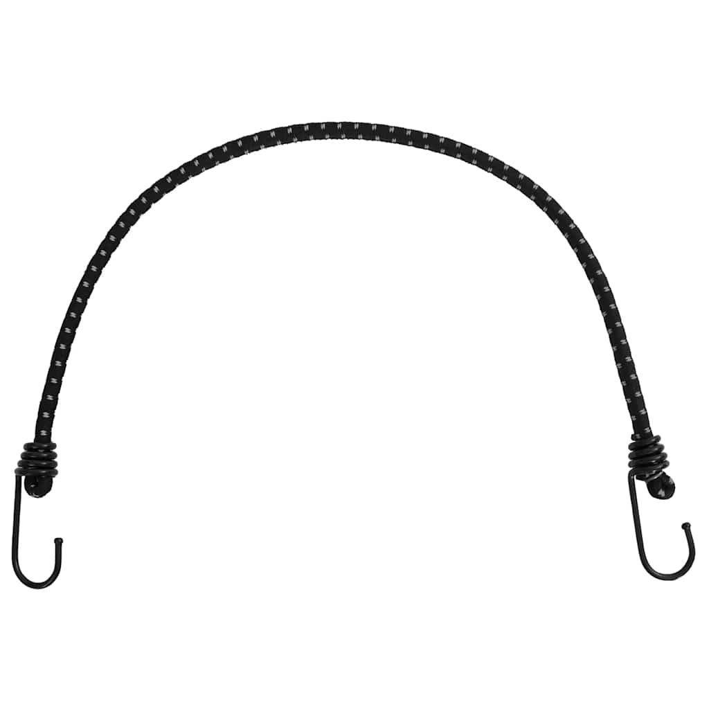 Gummiseile Reflektierend mit Haken 25 Stk. 59 cm