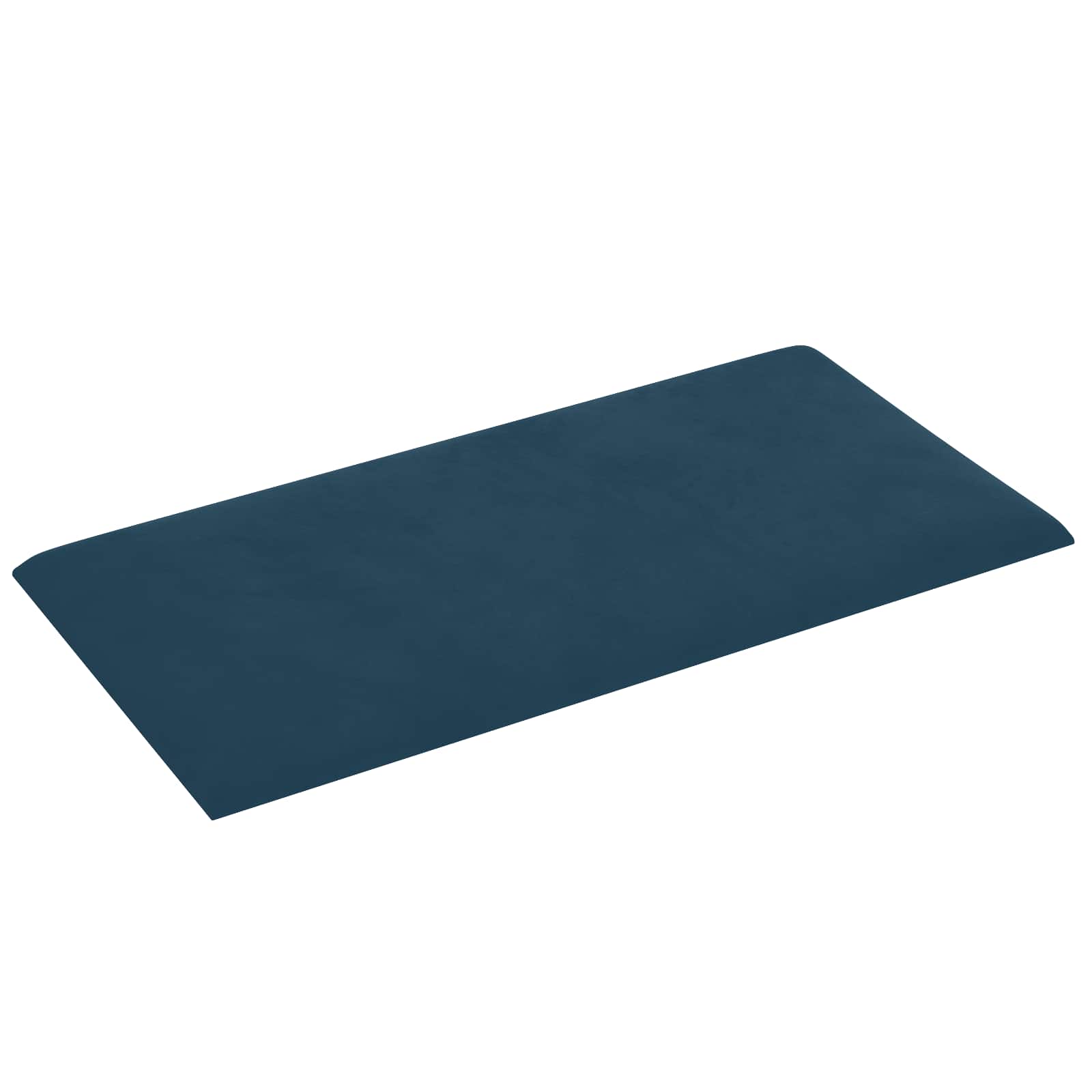 Wandkopfteilen 12 pcs Blau Samt