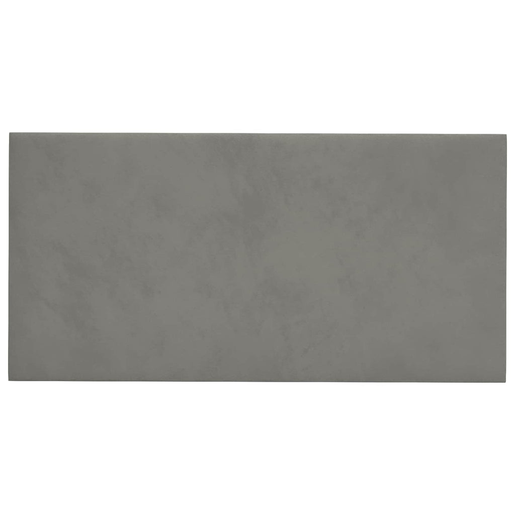 Wandkopfteilen 12 pcs Hellgrau Samt