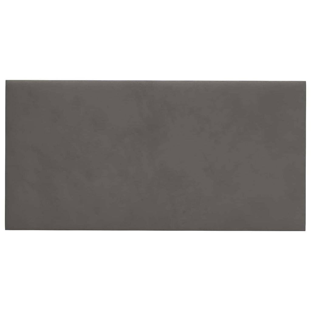 Wandkopfteilen 12 pcs Dunkelgrau Samt
