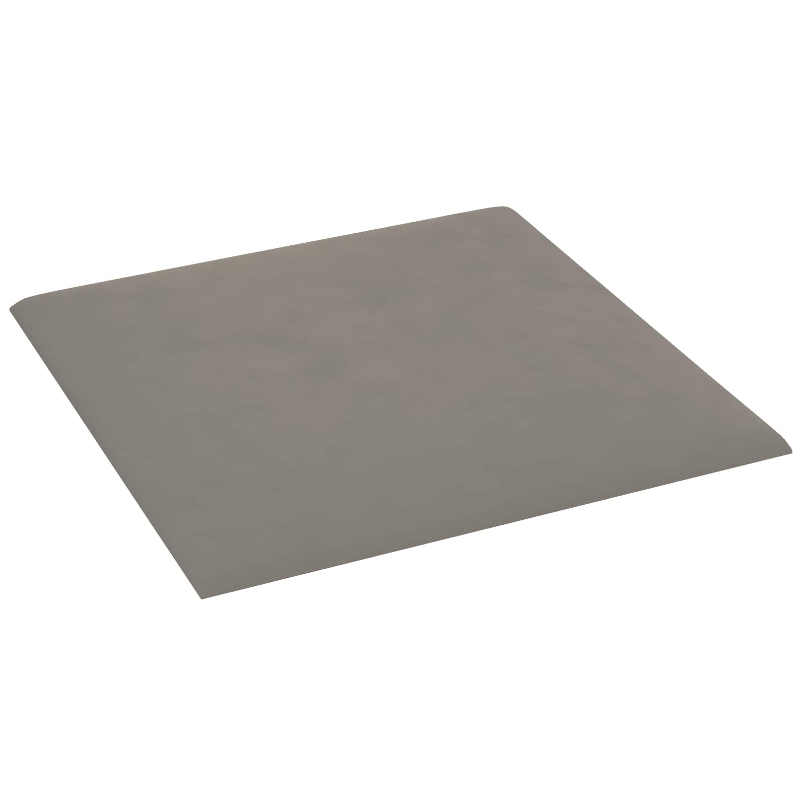 Wandkopfteilen 12 pcs Hellgrau Samt