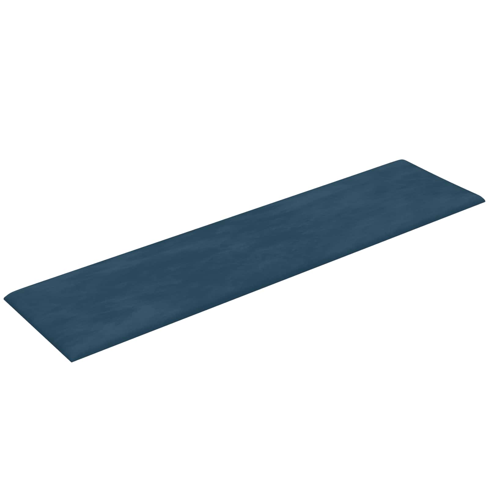 Wandkopfteilen 12 pcs Blau Samt