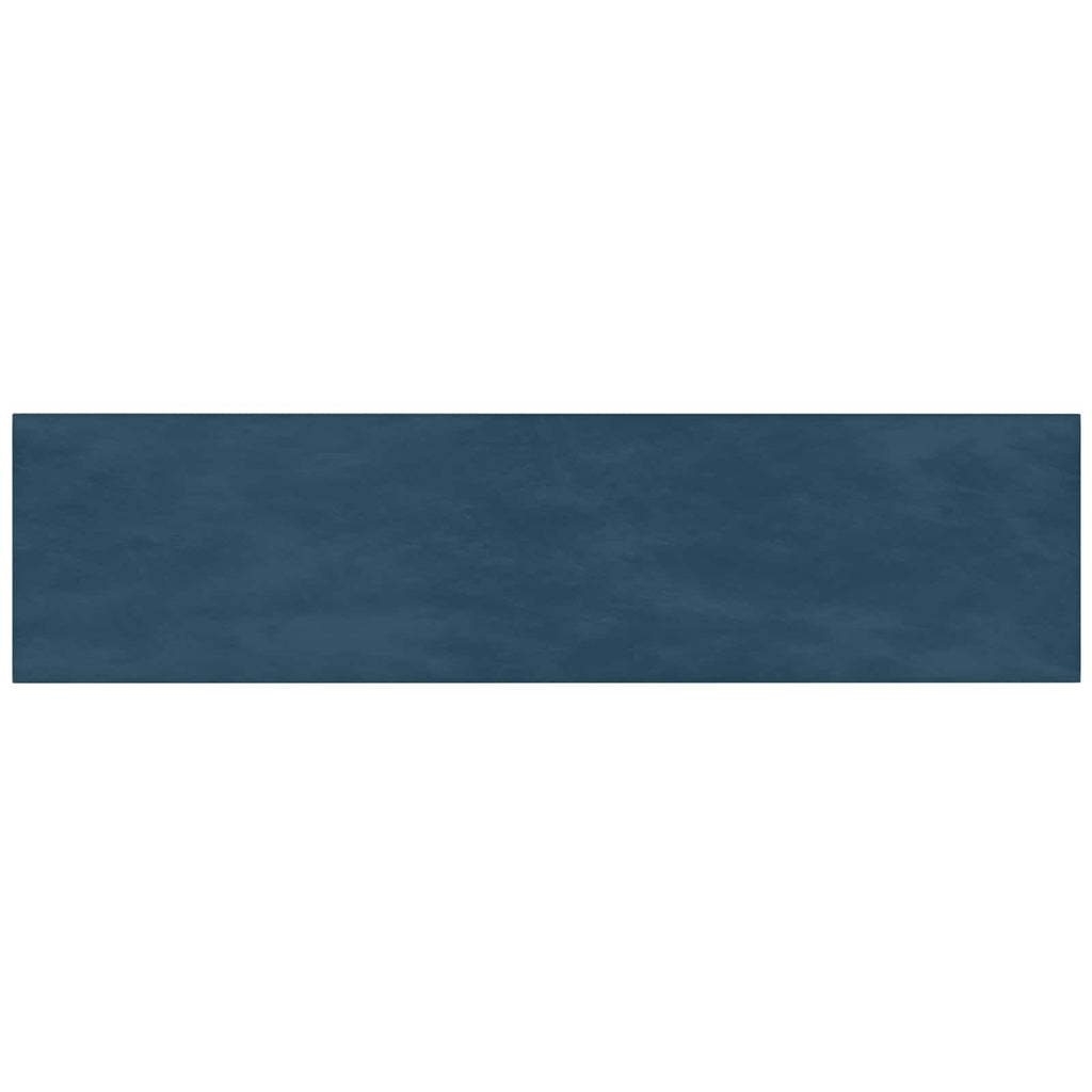 Wandkopfteilen 12 pcs Blau Samt
