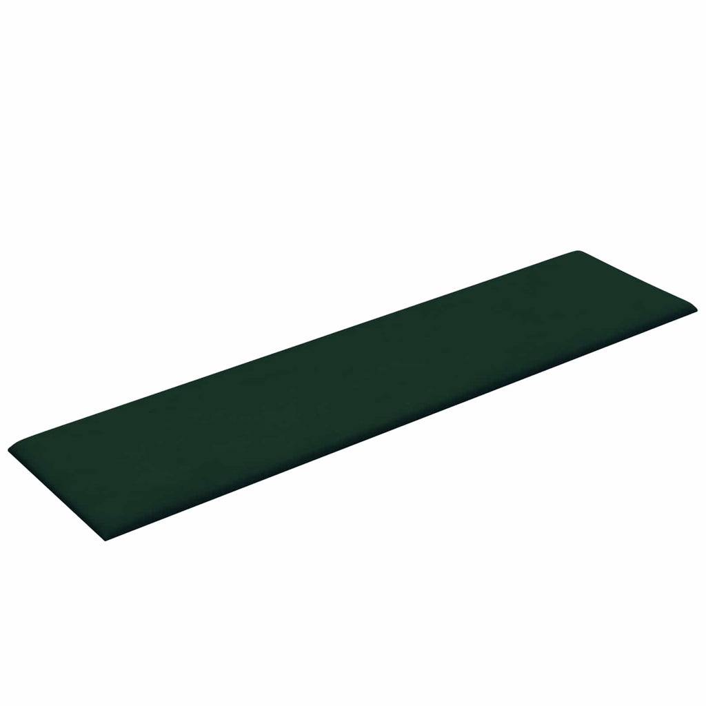 Wandkopfteilen 12 pcs Dunkelgrün Samt