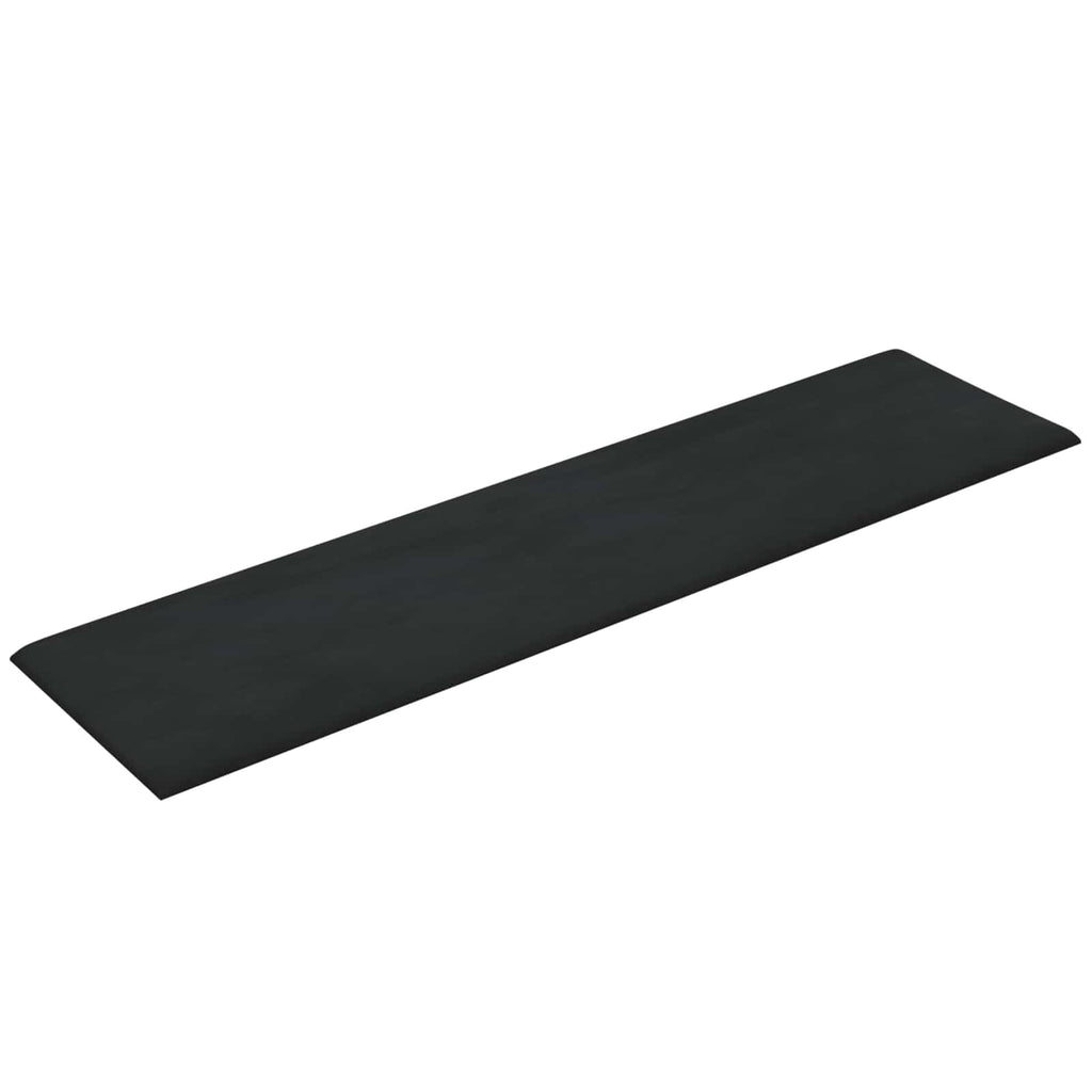 Wandkopfteilen 12 pcs Schwarz Samt
