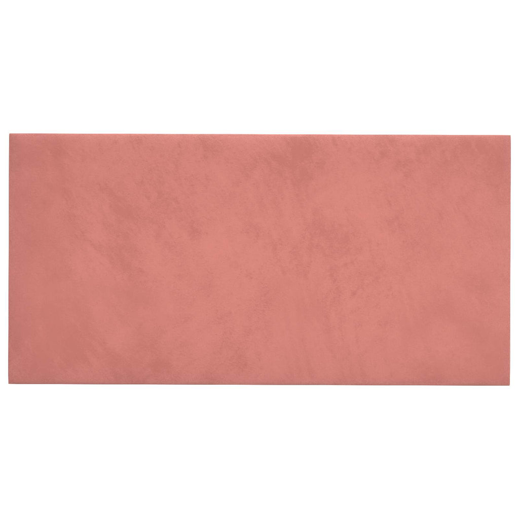 Wandkopfteilen 12 pcs Rosa Samt
