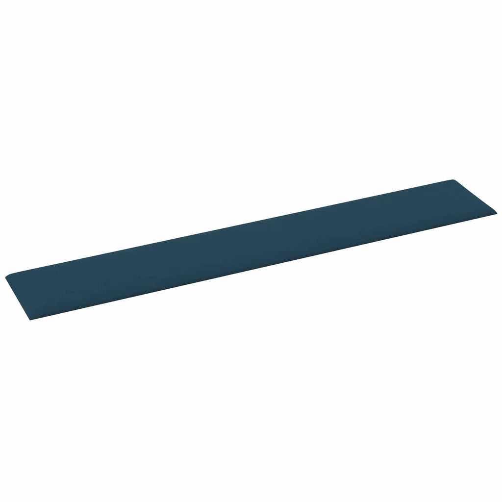 Wandkopfteilen 12 pcs Blau Samt