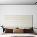 Wandkopfteilen 12 pcs Creme Samt