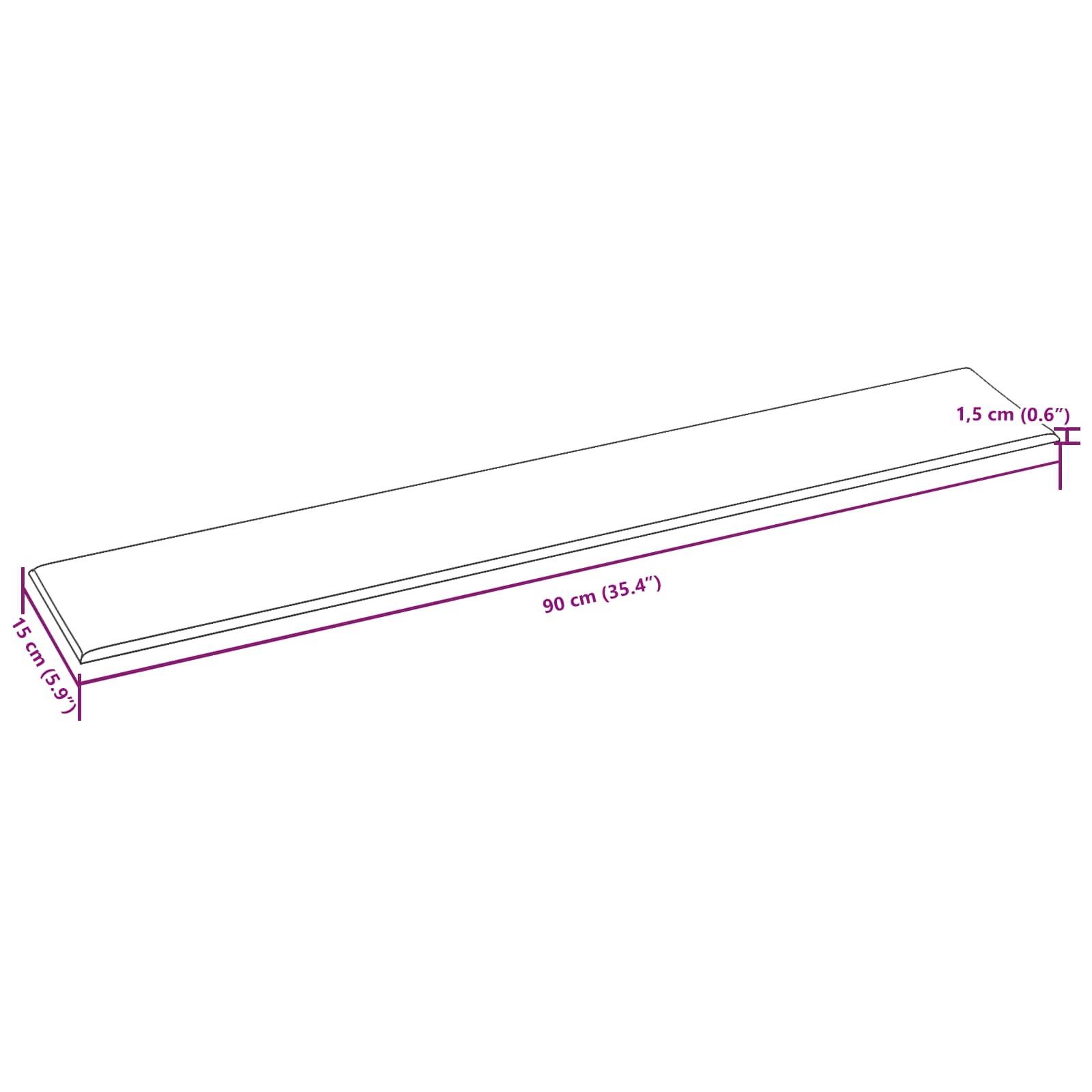 Wandkopfteilen 12 pcs Creme Samt