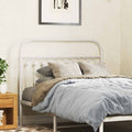 Ersatz-Kopfteil Metall Weiß 107 cm