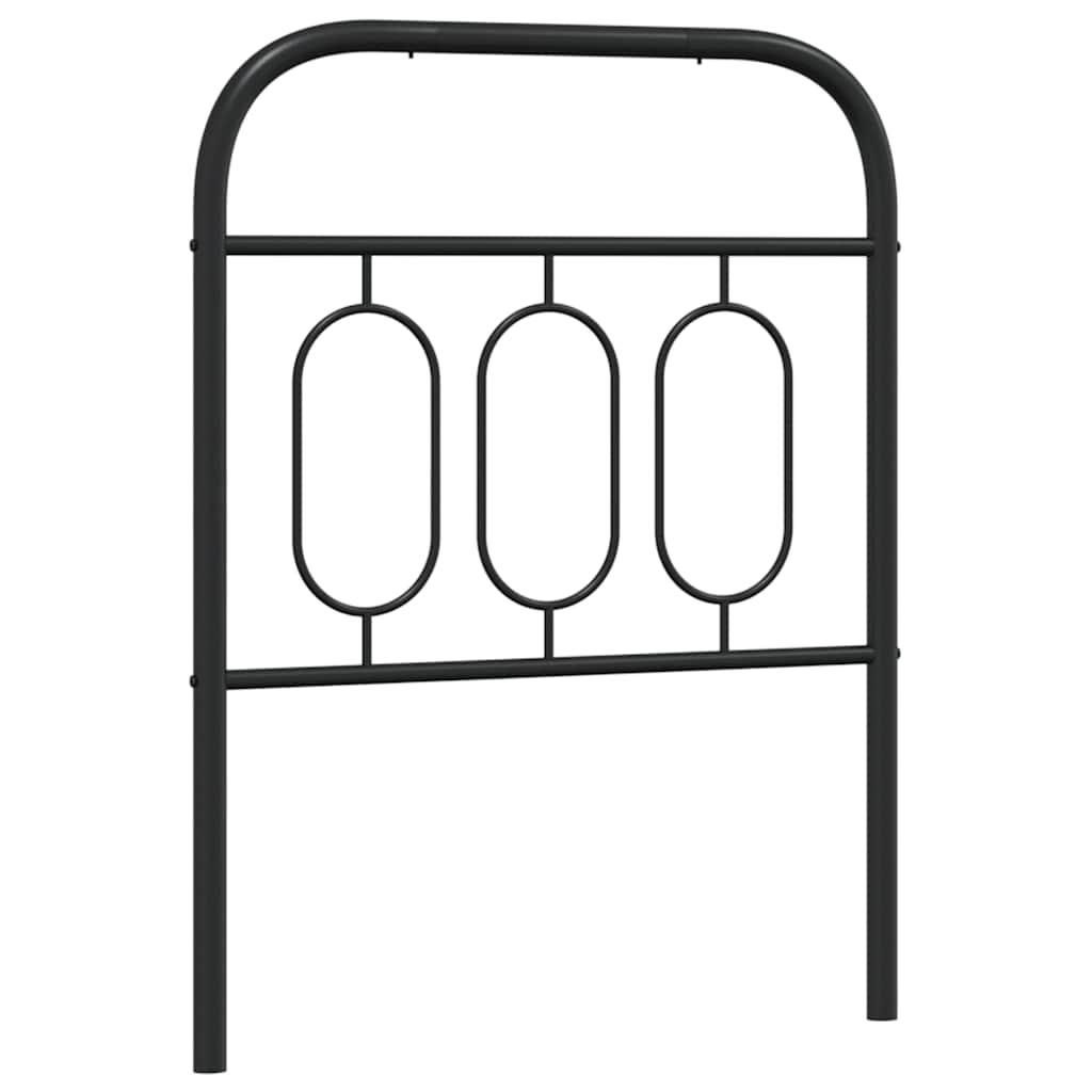 Ersatz-Kopfteil Metall Schwarz 75 cm