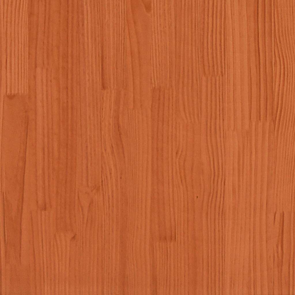 Dach für Kinderbett Wachsbraun 60x89x134,5 cm Massivholz