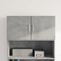 Wandschrank Betongrau 80x42,5x40 cm Holzwerkstoff