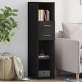 Highboard Schwarz 30x42,5x124 cm Holzwerkstoff