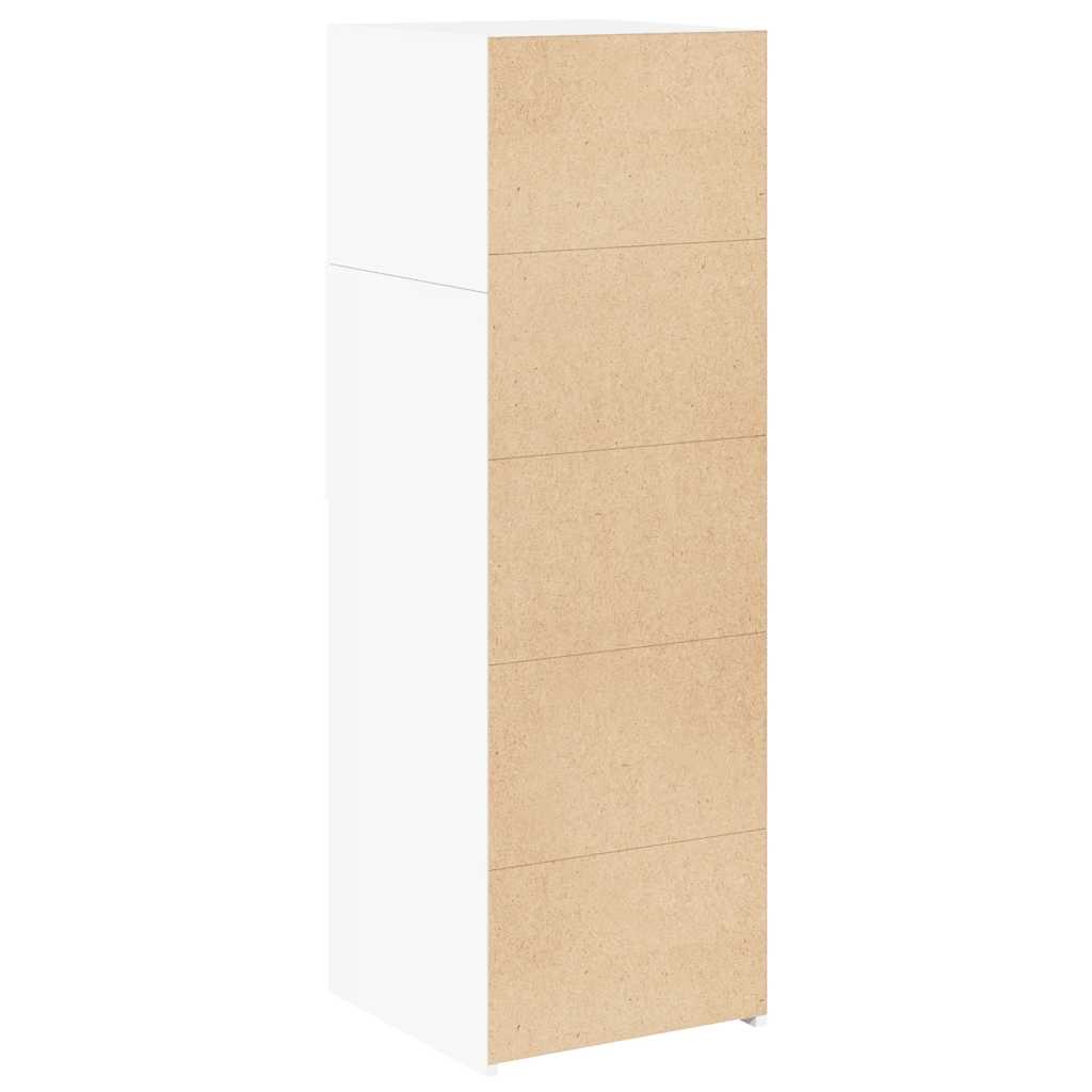 Highboard Weiß 40x42,5x124 cm Holzwerkstoff