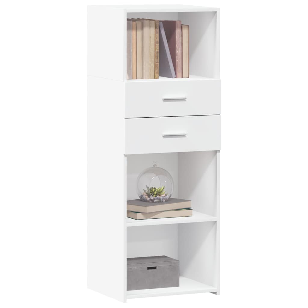 Highboard Weiß 45x42,5x124 cm Holzwerkstoff
