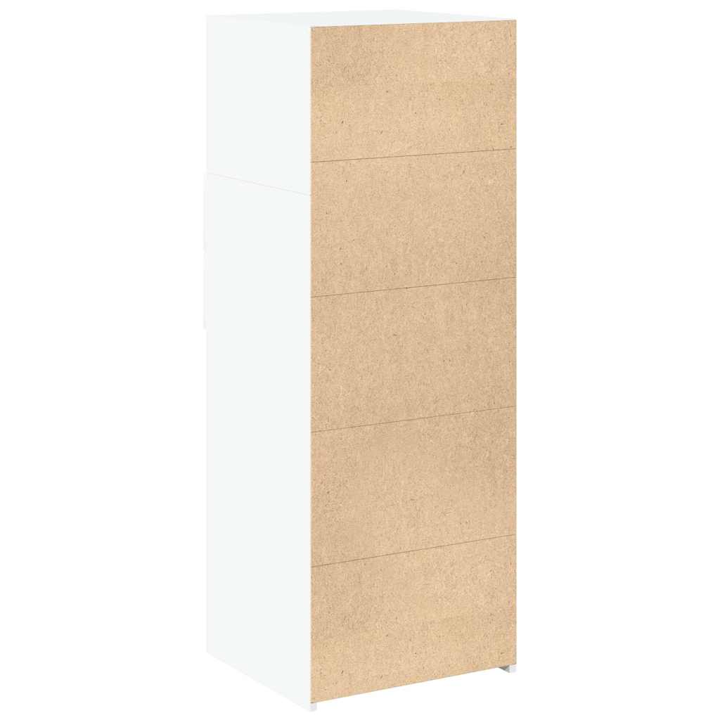 Highboard Weiß 45x42,5x124 cm Holzwerkstoff