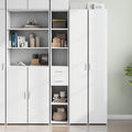 Highboard Weiß 30x42,5x185 cm Holzwerkstoff