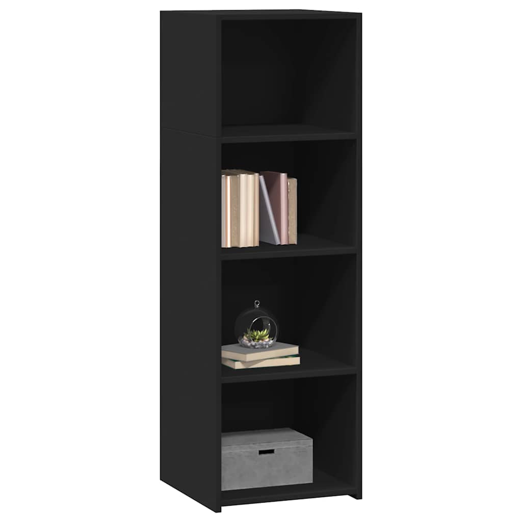Highboard Schwarz 40x41x124 cm Holzwerkstoff