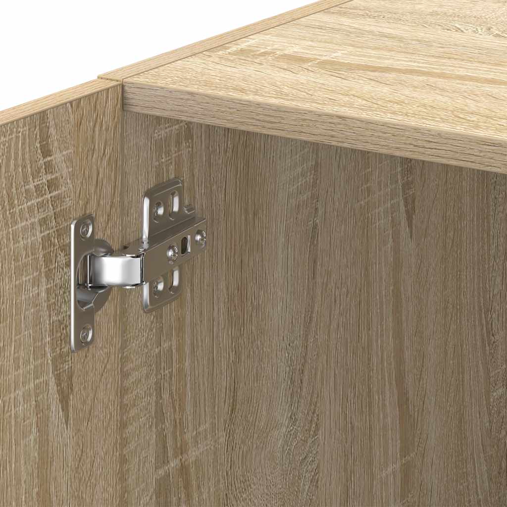 Hochschrank Schmal Sonoma-Eiche 30x42,5x225 cm Holzwerkstoff