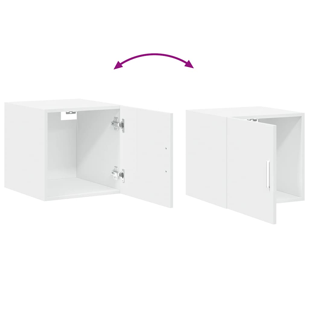 Hochschrank Schmal Weiß 40x42,5x225 cm Holzwerkstoff