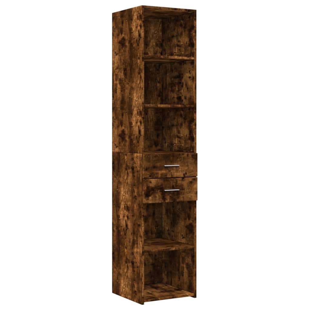 Hochschrank Schmal Räuchereiche 40x42,5x225 cm Holzwerkstoff