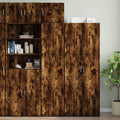 Hochschrank Schmal Räuchereiche 45x42,5x225 cm Holzwerkstoff